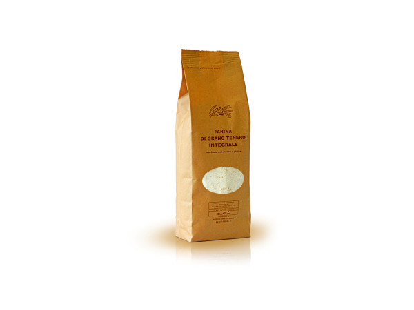Farina di grano tenero integrale bio 1kg (foto)