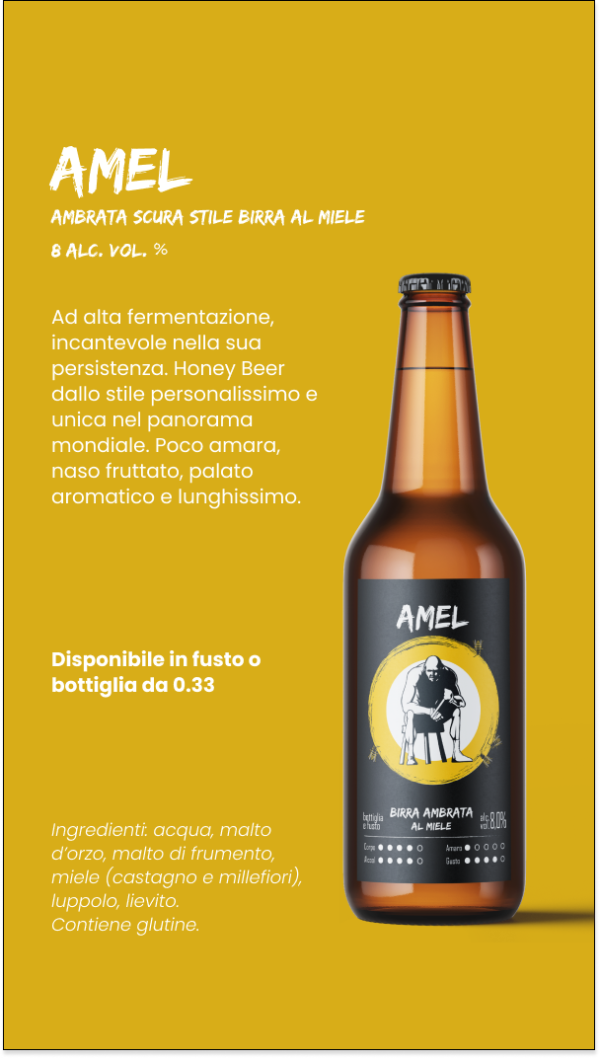etichetta 1 BIRRA AMEL 33 CL