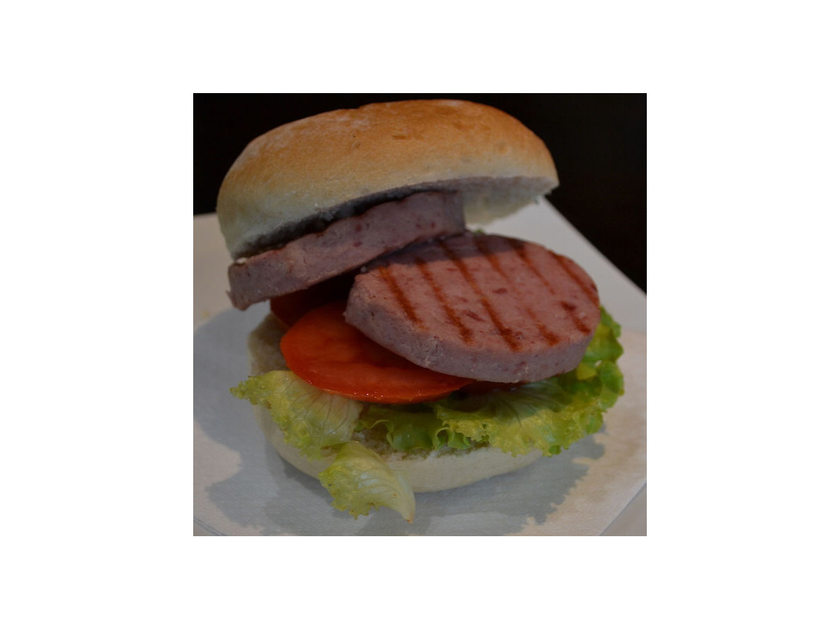 foto 1 Hamburger grigliato di prosciutto cotto 2 pz circa 160 gr