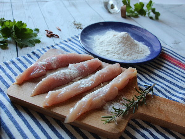 STRACCETTI DI POLLO (400 GR.) (foto)