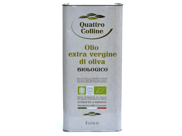 Olio extravergine di oliva latta da 5 lt bio (foto)