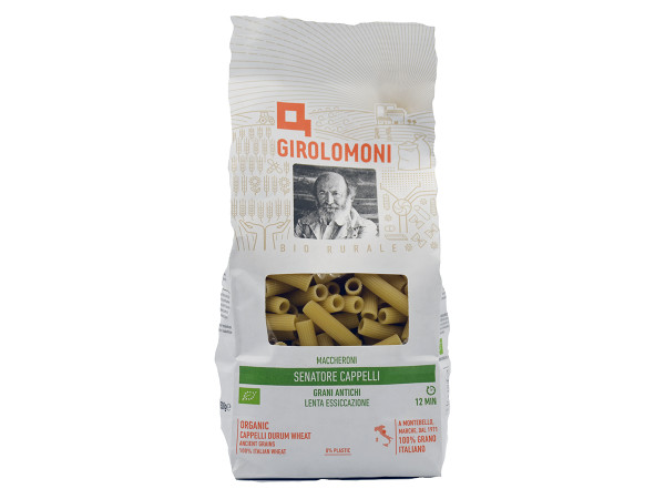 Maccheroni semola var. senatore cappelli trafilati al bronzo  500 gr. bio (foto)