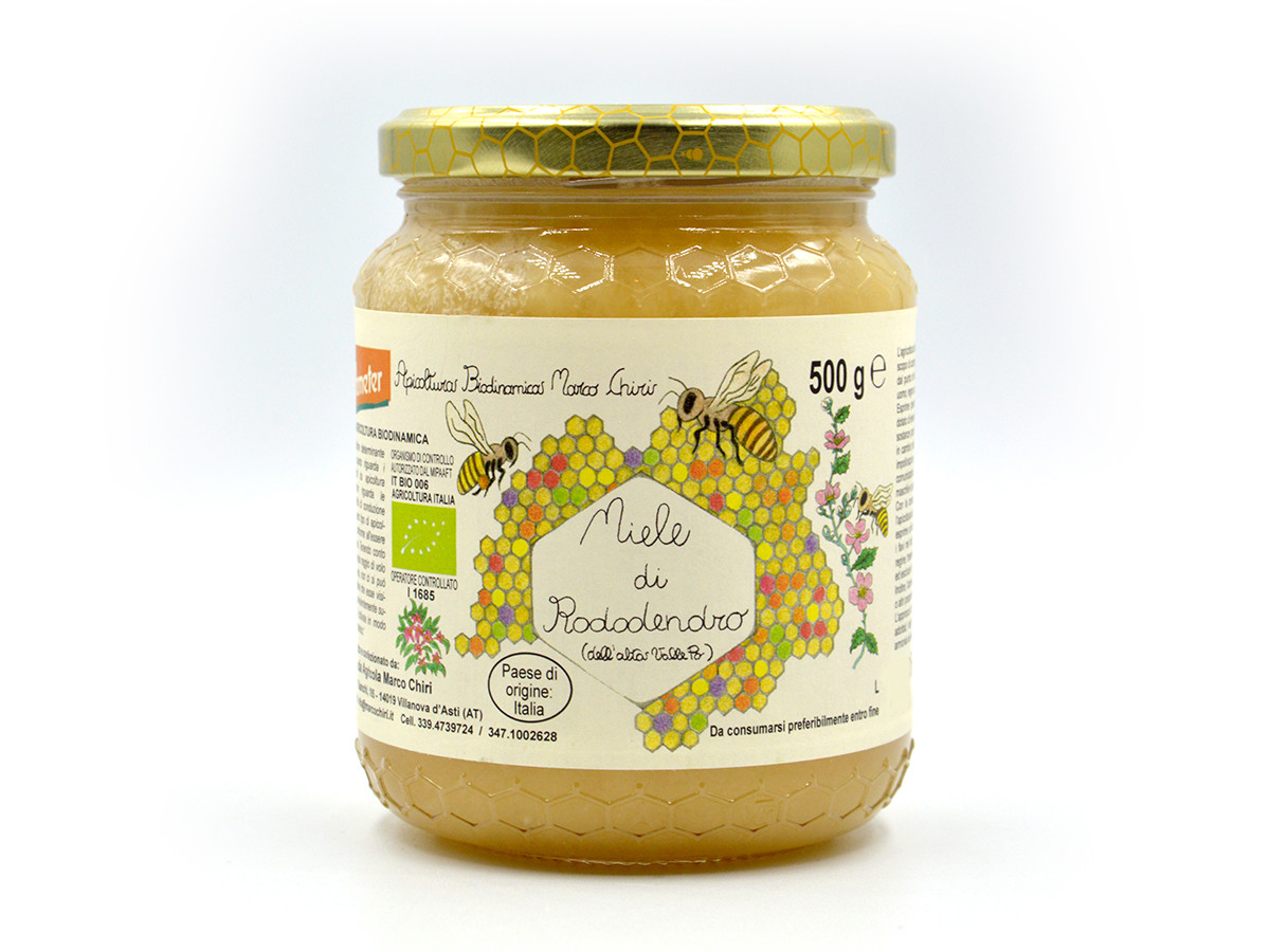 foto 1 MIELE DI RODODENDRO BIO BIODINAMICO 500 GR