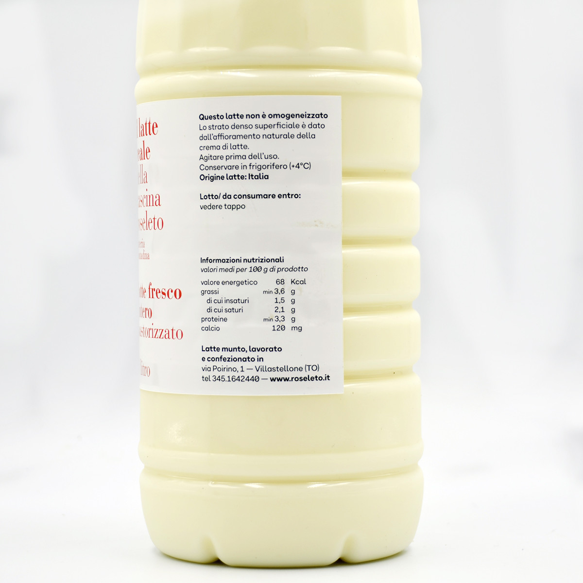 etichetta 1 LATTE FRESCO INTERO 1 LITRO