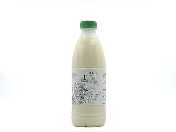 Latte fresco parzialmente scremato 1 litro (foto)