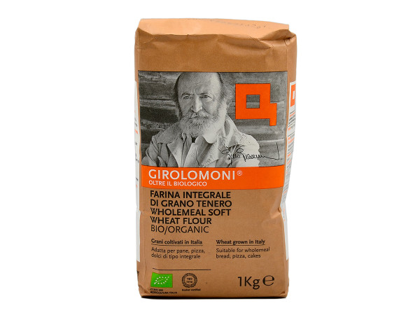 Farina integrale di grano tenero girolomoni bio (foto)