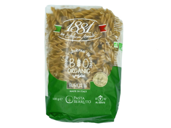 Fusilli integrali 1881 semola 500 gr bio (foto)