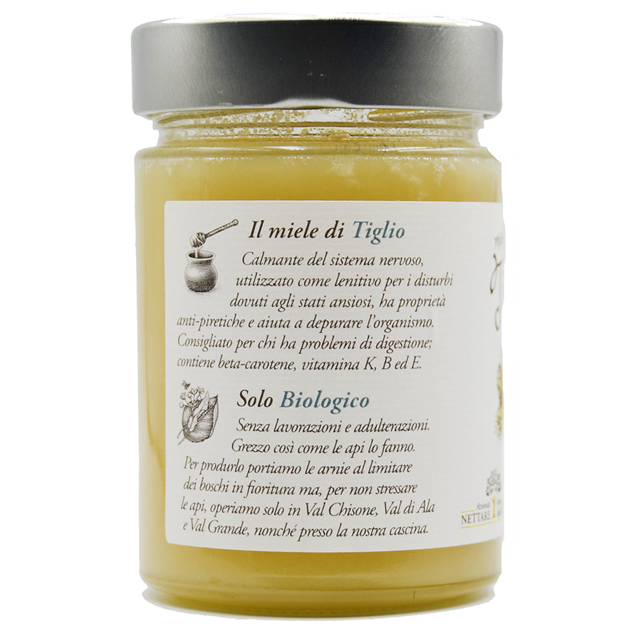 etichetta 2 Miele di tiglio 400 gr bio