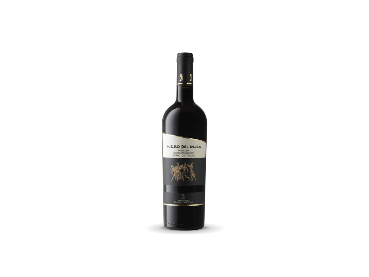 foto 1 Vino rosso nero del duca uva di troia igp 2016 bio 0,75 lt