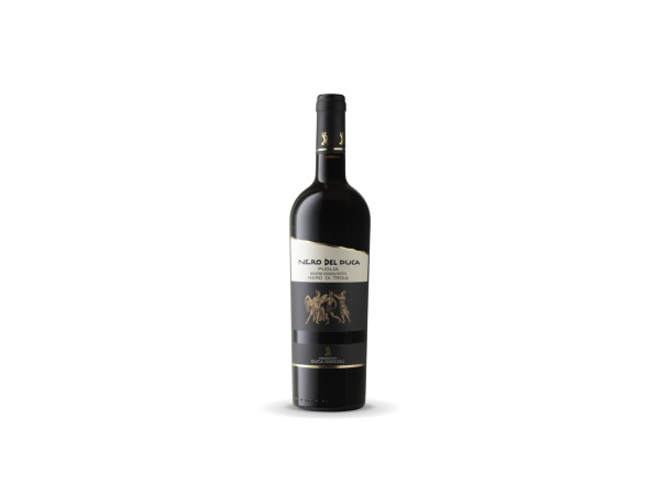 Vino rosso nero del duca uva di troia igp 2016 bio 0,75 lt (foto)