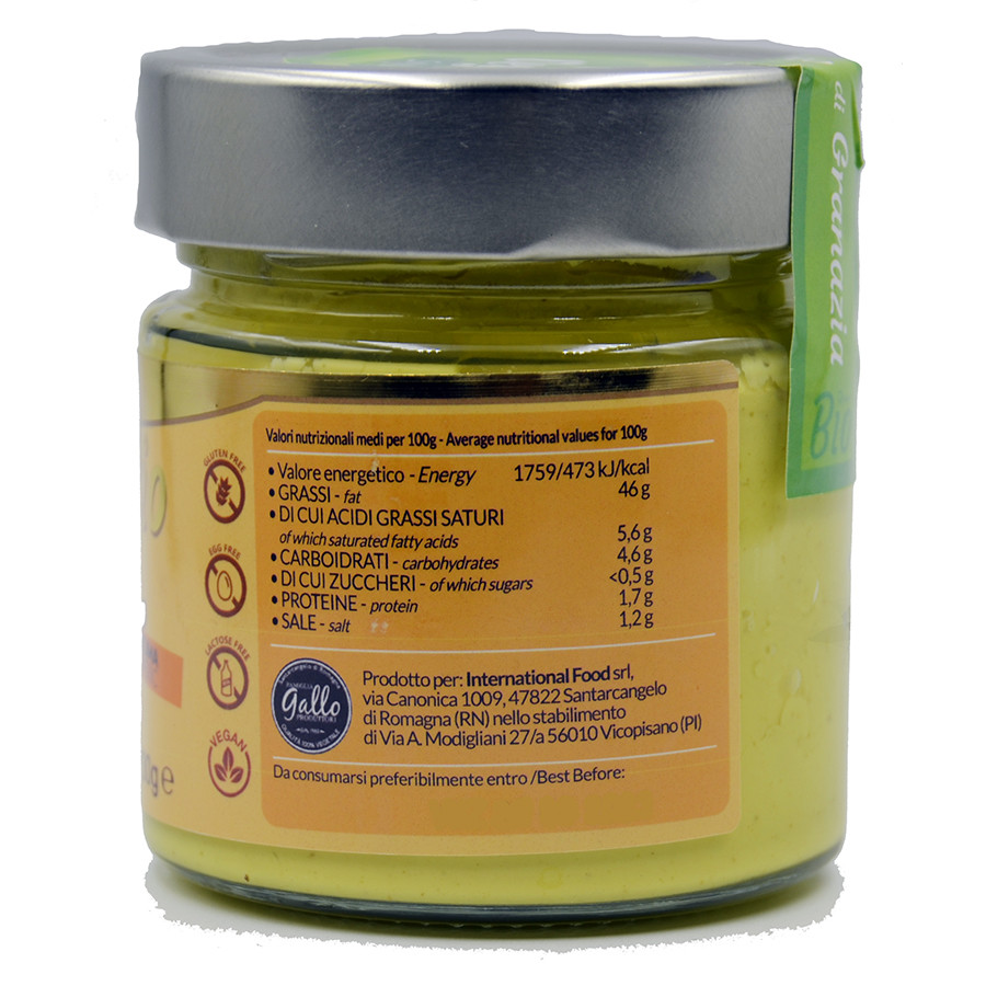 etichetta 1 Maionese vegan curcuma 200 gr