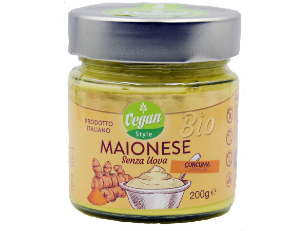 Maionese vegan curcuma 200 gr (foto)