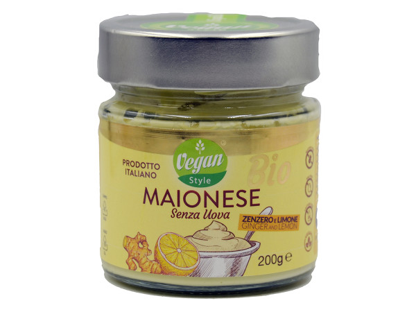 Maionese vegan zenzero e limone 200 gr (foto)